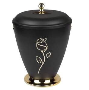 โกศอลูมิเนียมสำหรับผู้ใหญ่ดีไซน์หรูหราพร้อมพื้นผิวมันวาวเหมาะสำหรับครอบครัวที่กำลังมองหาของที่ระลึกและโกศที่มีสไตล์ - Product Image 1