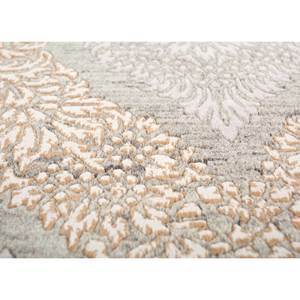 Tapis noué à la main en laine et viscose bleu aurore classique, motif rectangulaire médaillon, pour la maison, salon d'adolescents, couloir Skwv-61 - Product Image 3