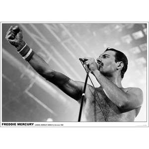 Freddie Mercury Queen <b>Poster</b> Design Queen Size Vintage Art Print - Product Image 1