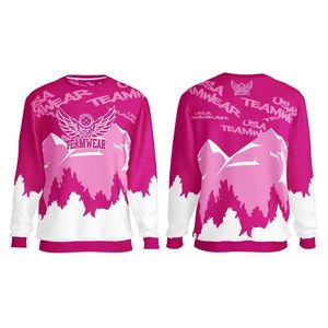 Sweatshirts à col rond vierges par sublimation Sweatshirts graphiques unis personnalisés pour hommes Sweat-shirt doux à col rond quotidien - Product Image 4