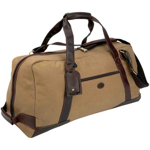 Luxury Vintage Unisex Designer Genuine Leather <b>Weekender</b> Suitcases Custom Waterproof Canvas Quilted High Quality Durable Zipper - Product Image 1