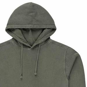 OEM de alta calidad de encargo del bordado del logotipo de diseño 100% de algodón de lana sudaderas con capucha Unisex cordón suelto sudaderas con capucha de los hombres - Product Image 5