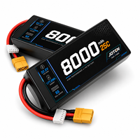 Batería LiPo de Grado Industrial 6S 22.2V 8000mAh 25C, Paquete de Baterías de Alta Densidad de Energía para Drones RC de Topografía y Mapeo Profesional