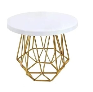 Soporte de pastel de metal de diseño y tamaño personalizado de alta calidad con tapa de mármol Soporte de pastel de diseñador hecho a mano. - Product Image 3