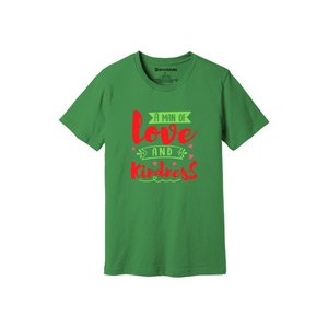 Thèmes de gentillesse imprimer 100% t-shirt en tissu de coton 160-180 à lourd GSM 12 couleurs disponibles Personnalisé votre propre conception et placement - Product Image 2
