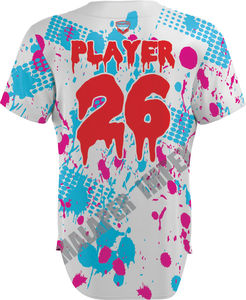 2025 Unisex adulto personalizado béisbol Jersey y pantalones conjunto completo con impresión Digital 100% poliéster antibacteriano - Product Image 5