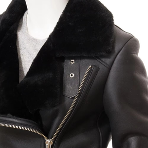 Dernier design 2025 Vestes en cuir pour femmes avec col montant Logo personnalisé et options de couleur Mode automne Imperméable et respirant - Product Image 4