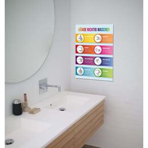 Comment se laver les mains correctement avec du savon liquide pour les mains parfumé au citron à base d'eau - Product Image 4