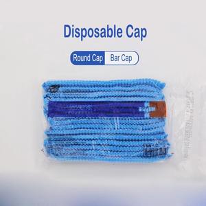 100 pièces de bonnets chirurgicaux stériles jetables non tissés, certifiés CE, pour sites de recherche, médecins, infirmières et personnel de travail - Product Image 2