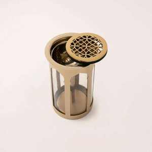 Brûleur d'encens en laiton écologique avec manche en bois pour la méditation à domicile et l'aromathérapie Brûleur d'encens de luxe pour la relaxation - Product Image 4