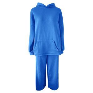 ชุดลำลองผู้หญิงแบบ OEM/ODM ชุดเซ็ท 2 ชิ้น ชุดวอร์มแบบสั่งทำ แบรนด์ส่วนตัว ชุดแทรคสูทขนาดใหญ่ และชุดออกกำลังกายคุณภาพสูง - Product Image 5