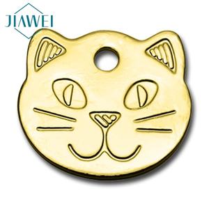 낮은 MOQ 좋은 판매 사용자 정의 로고 디자인 개 뼈 둥근 모양 ID 애완 동물 태그 - Product Image 6