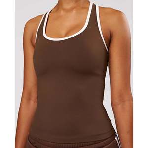 <b>Women's</b> Loose Casual <b>Knit</b> <b>Tank</b> <b>Top</b>-Breathable Scoop Neck Basic Tee - Product Image 3