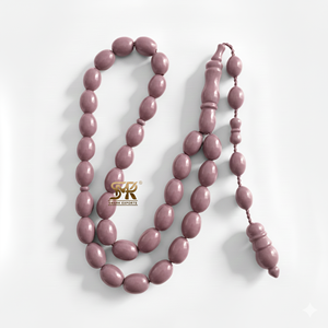 Chapelet de prière islamique vert, tasbih, misbaha, subha, chapelet, perles d'inquiétude, fait à la main, accessoire de méditation religieuse musulmane, résine - Product Image 3