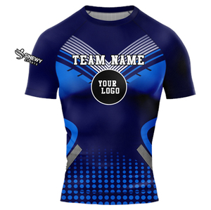 Personalizada Rash Guard Excelente Calidad Transpirable Nylon Spandex Poliéster Impresión por Sublimación - Product Image 6