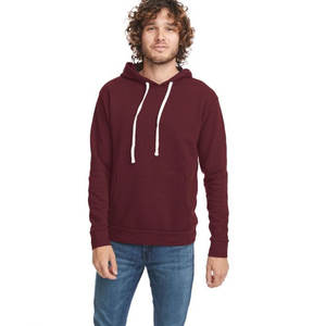 Next Level Apparel Oxblood couleur unisexe femmes vierge à capuche grande taille hommes pull en gros uni unisexe respirant à capuche - Product Image 4