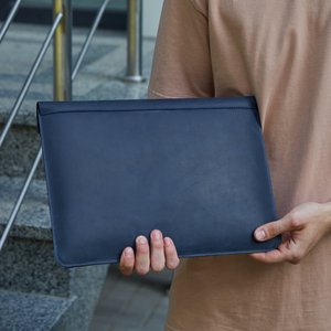 Portefeuille d'Enveloppe d'Entreprise avec Logo Personnalisé, Folio en Cuir Taille Lettre, avec Bloc-Notes et Support pour Ordinateur, LLS-0043D - Product Image 2