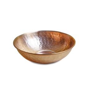 Cuenco martillado de cobre puro, mesa de comedor, cuenco decorativo para servir alimentos, cuenco de cobre para tamaño y venta personalizados - Product Image 1