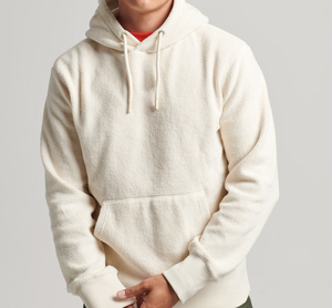 Sweats à capuche d'hiver personnalisés pour hommes en polyester/coton polaire légers de haute qualité imperméables respirants écologiques brodés - Product Image 1