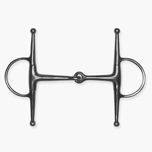 Filete de mejilla completa de 18mm con articulación única para caballos - Product Image 5