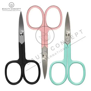 Venta caliente Imprimir Las mejores Tijeras para uñas de manicura Logotipo propio de alta calidad Hoja de acero inoxidable Punta afilada Arte de uñas Sostenible - Product Image 4