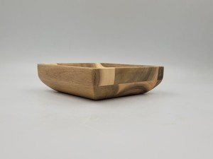 Bandeja de Servir Ecológica de Madera de Acacia de 13x13x4cm, Acabado Pintado, Ligera, Portátil, Cuadrada, Color Natural, Antideslizante para Interiores - Product Image 4