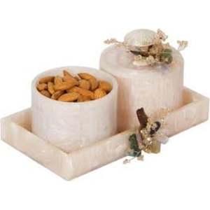 Juego de 4 tarros de fruta seca de resina de diseño hecho a mano de primera calidad con la mejor calidad y material a un precio muy asequible - Product Image 4