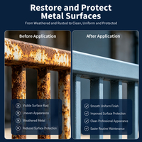 Peinture acrylique à base d'eau anti-rouille et anti-corrosion pour tôles de toiture métalliques et structures en acier, revêtement liquide écologique