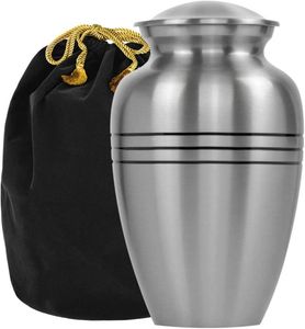High Quality Brass Cremation Urn <b>for</b> Human Ashes Dark Blue Cross & Floral Engraved Funeral Urn <b>for</b> <b>Sale</b> - Product Image 5