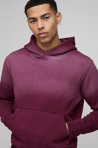 Venta al por mayor de color sólido con capucha Casual Hombres con capucha de manga larga de gran tamaño Hombres Sudadera con capucha Jersey de punto de los hombres - Product Image 3