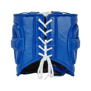 Protection de tête de boxe unisexe de haute qualité, logo personnalisé, double sport, cuir, équipement de combat et d'entraînement MMA, vente en ligne - Product Image 6