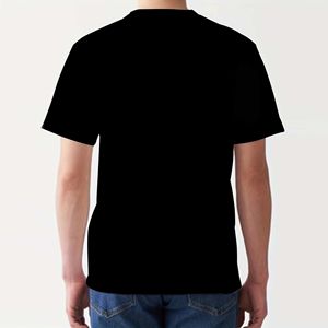 T-shirt unisexe de qualité supérieure avec option de logo personnalisé, T-shirt à col rond à manches courtes 100 coton Tissu respirant et léger - Product Image 5