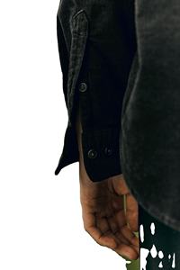 Camisas lisas de manga larga de pana de algodón suave 100% de ajuste regular más vendidas a precio de venta al por mayor - Product Image 6