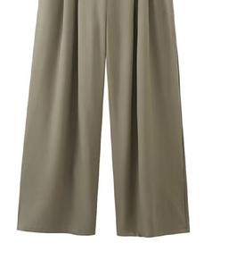 Women's Winter Lace Flare <b>Pants</b> Classic Casual <b>High</b> <b>Waist</b> Button Fly Velvet Flat Front <b>Hot</b> Selling Sexy Fitness - Product Image 6