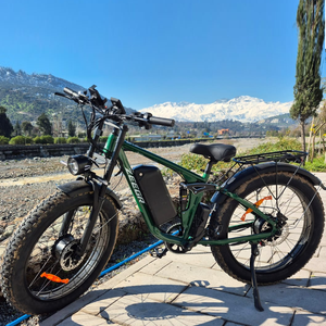 Vélo électrique tout-terrain 2000W à double moteur, pneus larges 26 pouces, batterie lithium 52V/22.4Ah, freins à disque - Product Image 1