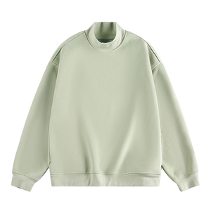 Fabricante de Sudaderas, Venta al por Mayor, Sudaderas Personalizadas Vintage de Mezcla de Algodón con Cuello Alto para Hombre y Mujer - Product Image 6