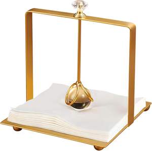 Servilletero de acero inoxidable hecho a mano para el hogar, jardín, dormitorio, habitación de invitados, sala de estar, mesa de comedor, restaurante, Bar - Product Image 1