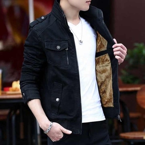 เสื้อโค้ทยีนส์มีกระดุมแบบลำลองสำหรับฤดูใบไม้ร่วงเสื้อแจ็กเก็ตผู้ชายแฟชั่นล่าสุดตามสั่ง - Product Image 2