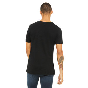 Camiseta de manga corta transpirable con cuello en V para hombre, Camiseta deportiva informal ajustada de verano para hombre - Product Image 2