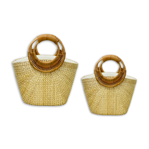 PRODUIT TOP Du sable à la ville: sacs de plage polyvalents en paille et jacinthe d'eau à bon prix - Product Image 1