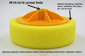 Tampons de polissage de 6 pouces pour tampons de polissage en mousse Carwholesale - Product Image 6