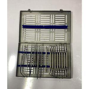 Micro Kit de chirurgie buccale parodontale en acier inoxydable Instrument mucogingival dentaire Germen Set Source d'alimentation manuelle Marque CE - Product Image 1