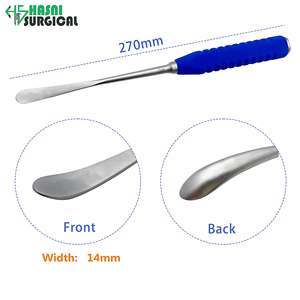 Elevador Periostal de Acero Inoxidable Premium con Punta Roma de 12 mm, Herramienta Quirúrgica Ortopédica - Product Image 2