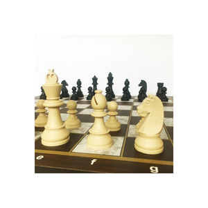 Jeu d'échecs étoile en polyester enduit de nacre 54x54 cm - Product Image 4