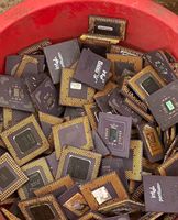 Déchets de processeurs céramiques de qualité supérieure, puces céramiques de haute qualité pour la récupération de l'or, type accessoire, à vendre