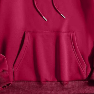 2024 nuevo estilo, sudaderas con capucha de lana de algodón de alta calidad, ropa informal de moda Lisa personalizada para hombres y mujeres, sólida para la temporada de invierno - Product Image 2