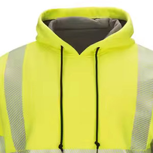 Sudadera de Seguridad de Invierno de Alta Visibilidad, 100% Algodón, Talla Personalizada para Hombre - Alta Calidad - Product Image 4