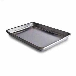 Bandeja de desayuno de acero inoxidable de Color brillante plateado y dorado duradero, bandeja de servicio de Metal decorativa para restaurantes y catering - Product Image 4