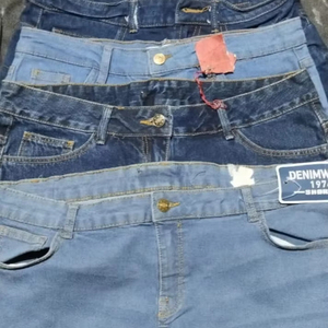 Women's High Quality 4-Pocket Casual <b>Sweat</b> Denim <b>Pant</b> <b>Shorts</b> 100% Cotton Solid Waist Winter Collection - Product Image 5