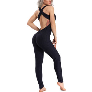 Mono de Yoga de Cintura Alta para Mujer al por Mayor, Color Sólido, Transpirable, de Secado Rápido, Impermeable, Ecológico, Ropa de Gimnasio, Fitness - Product Image 2